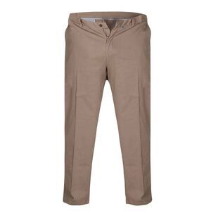 Duke Mens D555 Bruno Stretch Chino Kingsize Pants / Stone